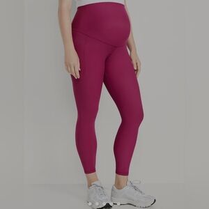 NEW Maternity Old Navy Full-Panel PowerSoft Fleece-Lined 7/8 Leggings